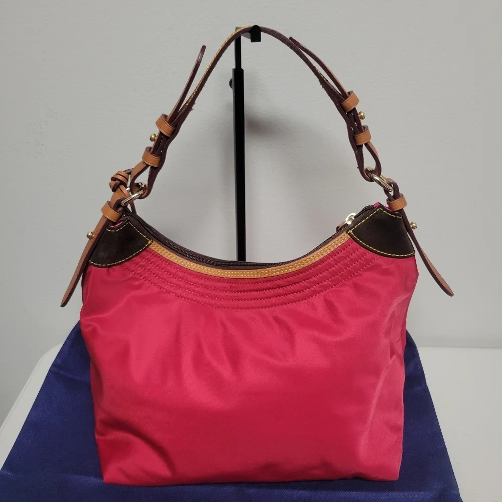Dooney & Bourke Erica Nylon Hobo Shoulder Bag.